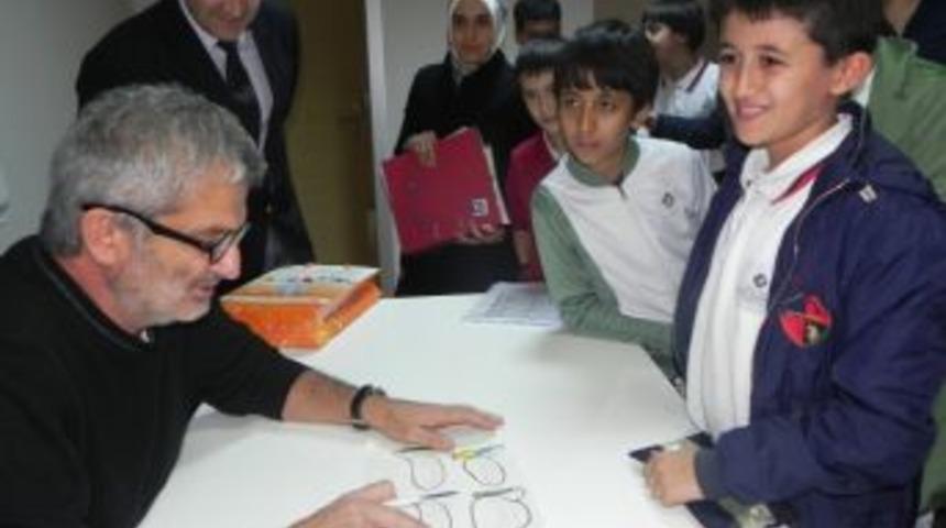 Salih Memecan, Emine Nakıboğlu &Ouml;ğrencileriyle Buluştu