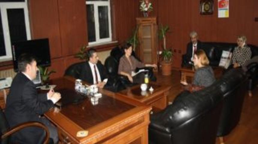 Proje Ekiplerinden M&uuml;d&uuml;r Başak&rsquo;a Ziyaret