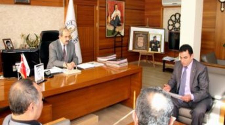 Hak-sen Sivas Şube Başkan Peker&rsquo;den Belediye Başkanı &Uuml;rg&uuml;p&rsquo;e Ziyaret