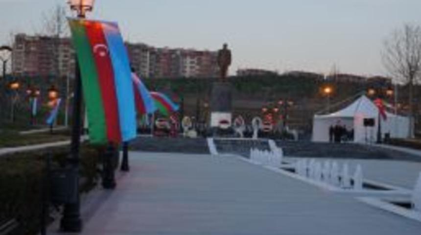 Haydar Aliyev Parkı Başkent'te A&ccedil;ıldı