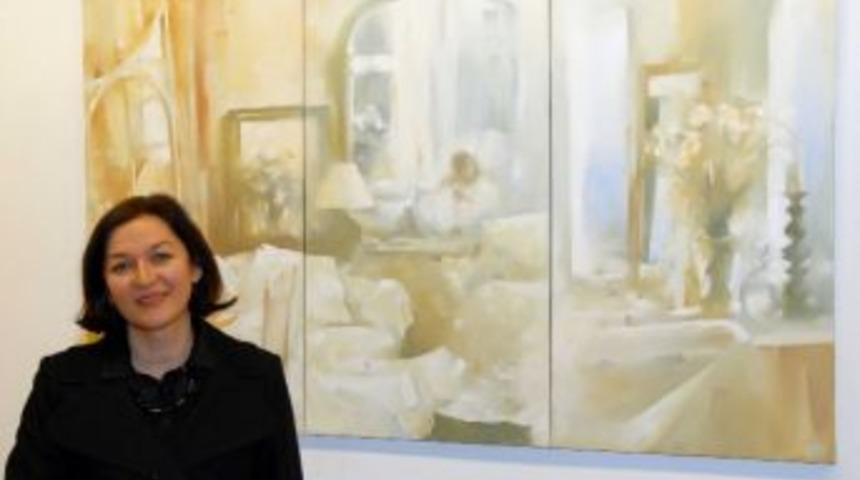 Ressam İnaç, Sanko Sanat Galerisi’nde Sergi Açtı