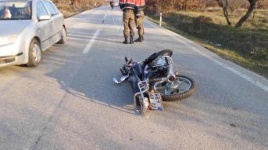 Gen&ccedil;lerin motosiklet oyunu acı bitti: 1 &ouml;l&uuml;