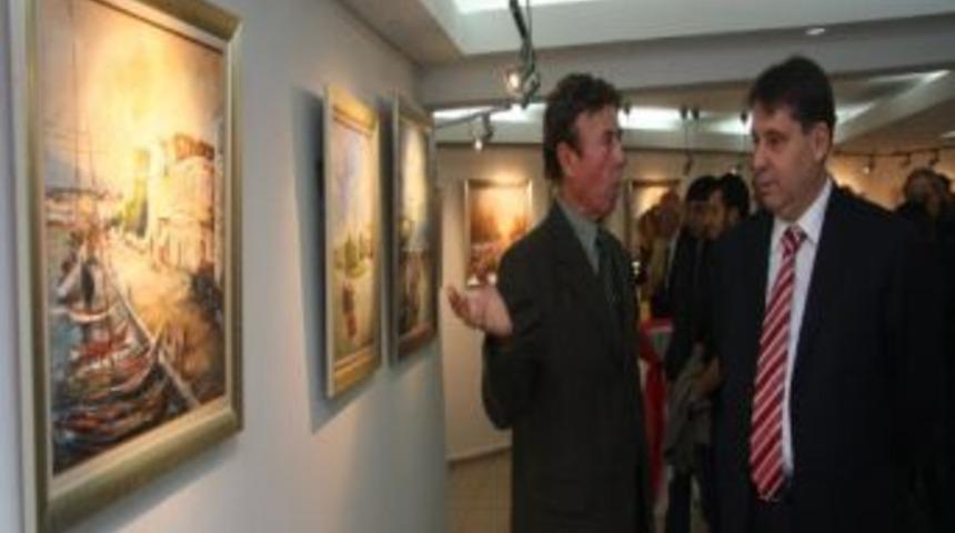 Resim Sergisi &lsquo;hayallerim Mavi&rsquo;, Sanatseverle Buluştu