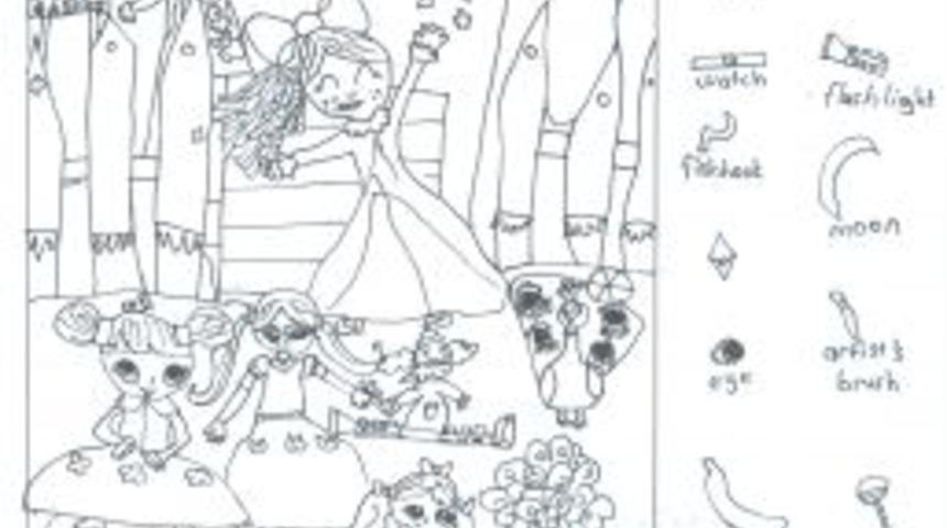 İlkokul &Ouml;ğrencisi &Ccedil;izdiği 'gizli Resim'le Dikkat &Ccedil;ekiyor