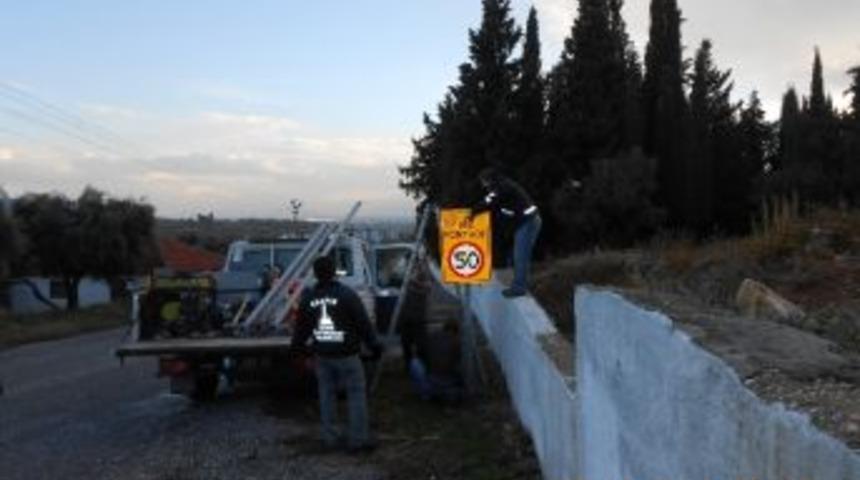 Torbalı'da Kazaların Arttığı B&ouml;lgelerde Ek Tedbirler Alındı