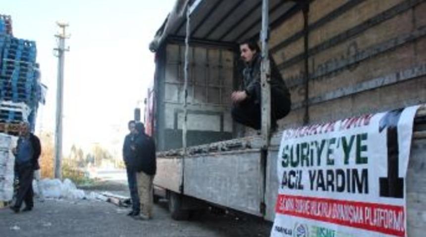 İhh Sakarya&rsquo;dan Suriye&rsquo;ye 1 Tır Dolusu Yardım