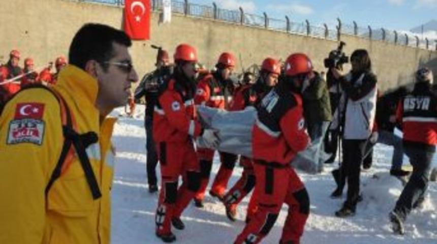 Erzurum&rsquo;da Arama Kurtarma Tatbikatı