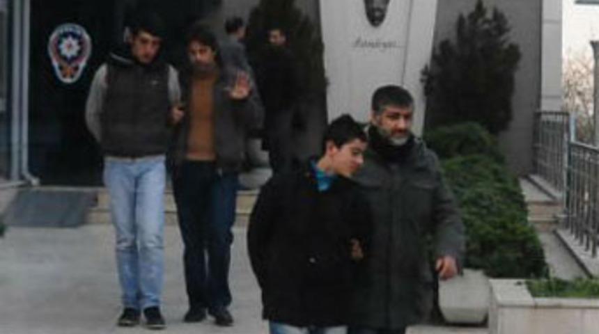 Köpekle korkutup bira çaldılar!