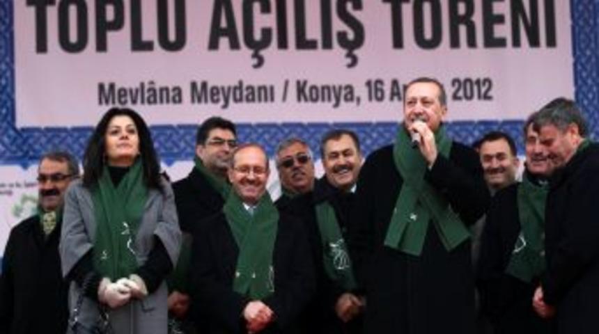 Erdoğan, Konya'da Y&uuml;z Yıllık Proje Olan Mavi T&uuml;nel'in A&ccedil;ılışını Yaptı