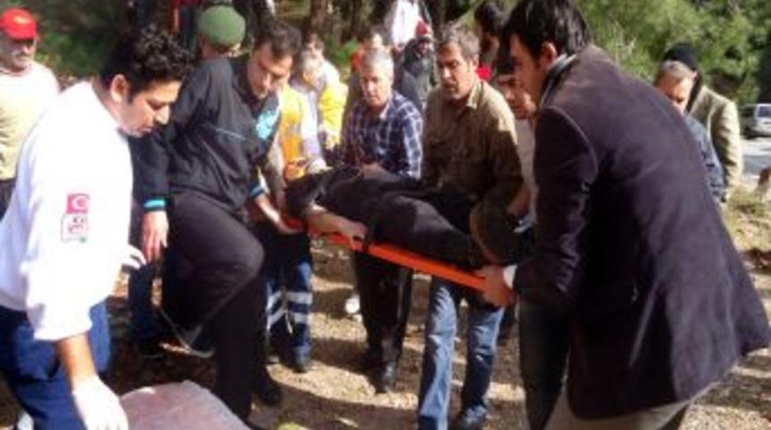 Mağarada Inceleme Yapan &Uuml;niversite &Ouml;ğrencisi Y&uuml;ksekten D&uuml;şerek Yaralandı