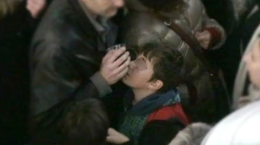 Alışveriş merkezinde i&ccedil;ki skandalı