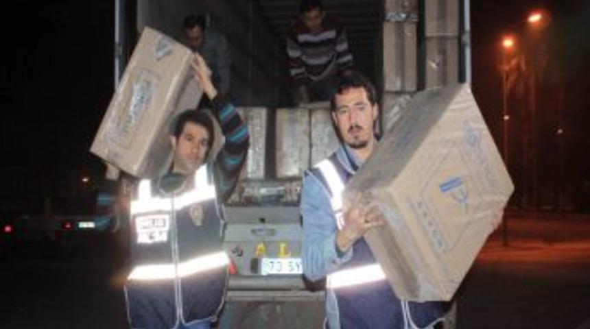 Mersin'de 10 Bin Şişe Sahte I&ccedil;ki, 200 Bin Paket Ka&ccedil;ak Sigara Ele Ge&ccedil;irildi