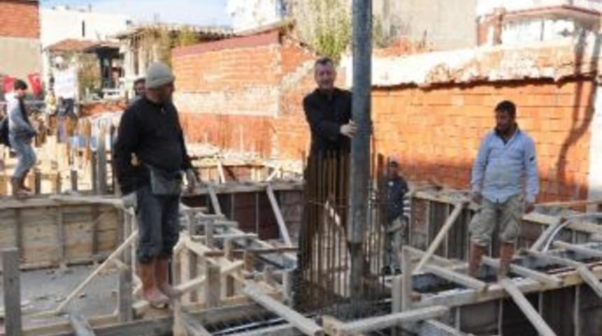 Memenen'de Kazım Karabekir Camisi'nin Temeli Atıldı