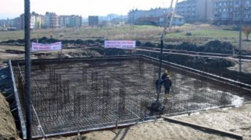 Serdar Camii'nin Temeli T&ouml;renle Atıldı