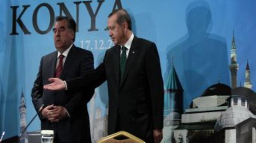 Erdoğan Ve Tacik Cumhurbaşkanı Rahman, Imza Törenine Katıldı