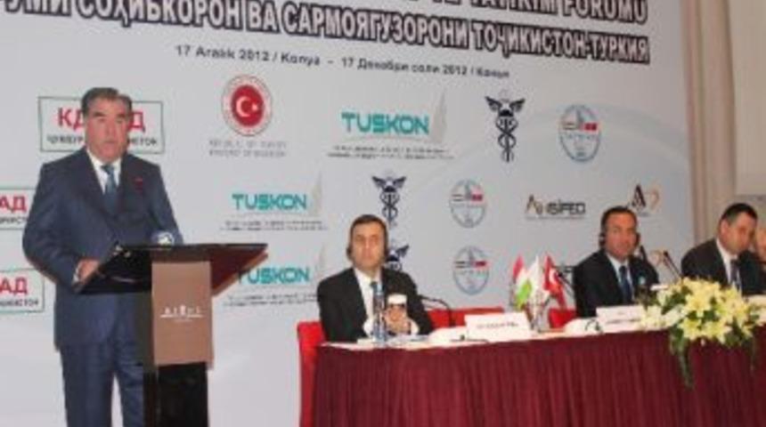 T&uuml;rkiye -tacikistan Ticaret Ve Yatırım Forumu