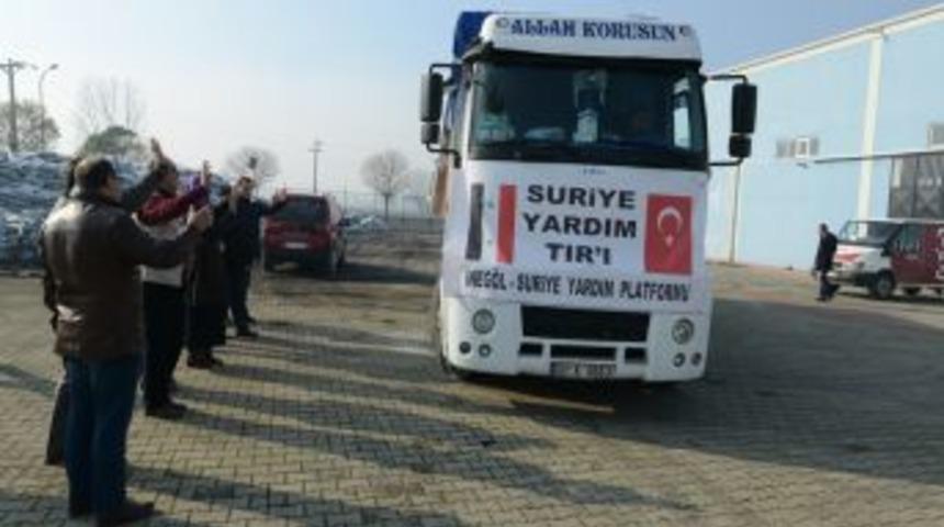 İneg&ouml;l&rsquo;den Suriyeli Sığınmacılara Yardım