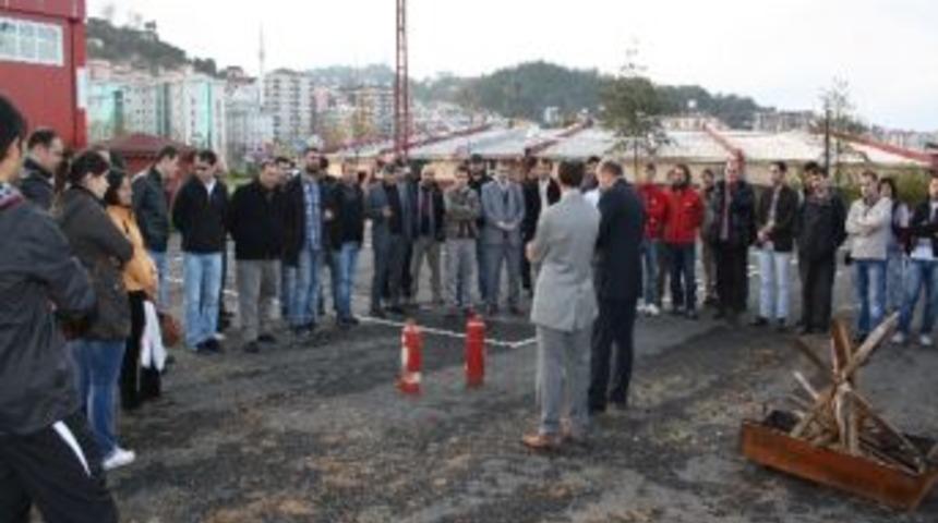 Rize Arama Kurtarma Ekibi (rike) Personeline Yangın Eğitimi