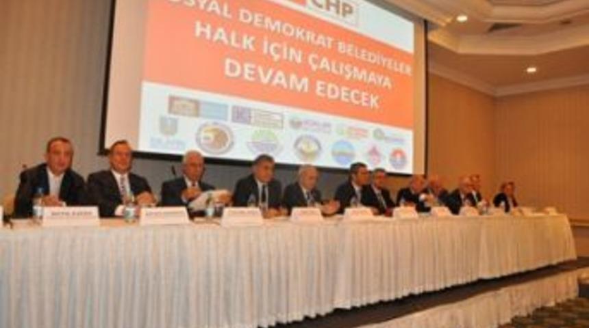 CHP&rsquo;li başkanlardan basın toplantısı