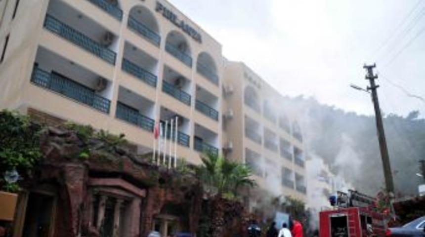 Otel Saunasında Yangın