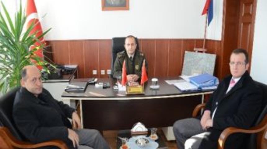 Avrupa Yakası Gazetesi&rsquo;nden Jandarma Komutanı &Ccedil;emrek&rsquo;e Ziyaret