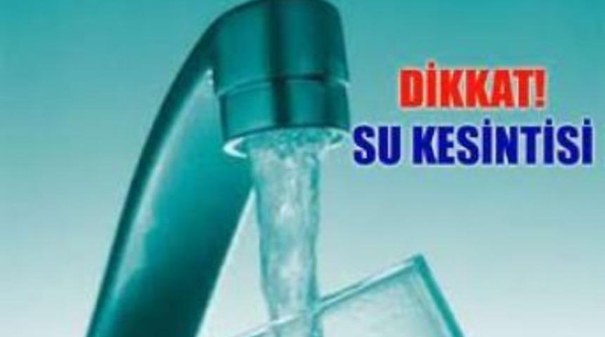 Elazığ'da su kesintisi