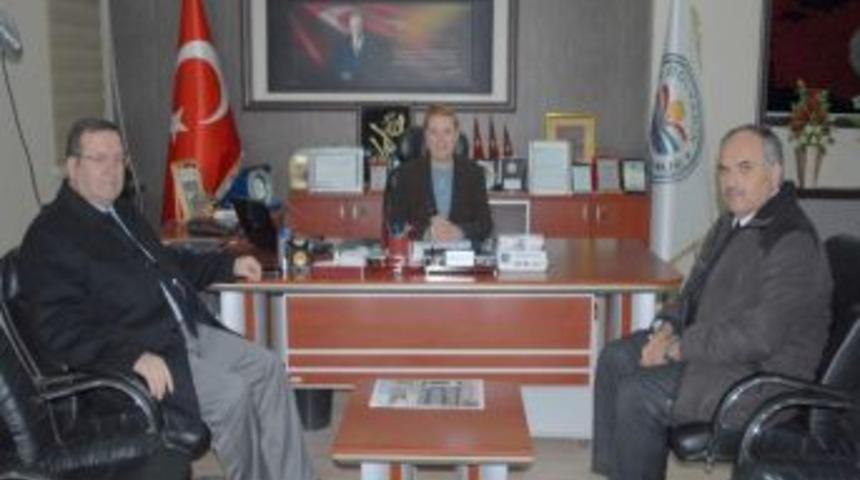 Rekt&ouml;r Solak' Dan Başkan Kıl&ccedil;ık' A Ziyaret