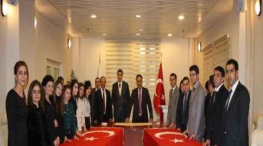 Iğdır &Uuml;niversitesi&rsquo;ndeki Aday Memurlar Yemin Etti