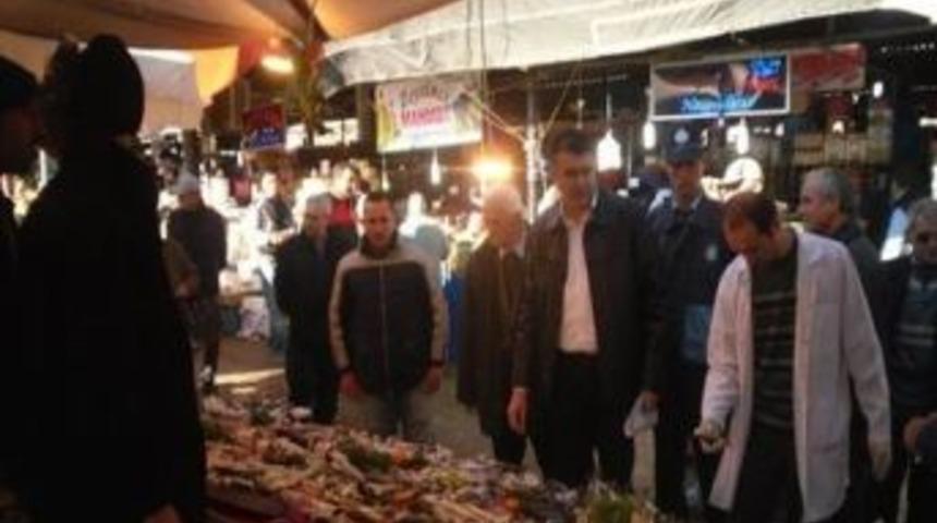 Salihli&rsquo;de Balık Tezgahları Denetlendi