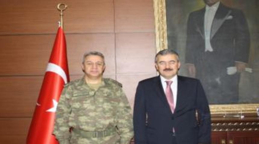 Korgeneral Alataş, Vali Ayyıldız’ı Ziyaret Etti