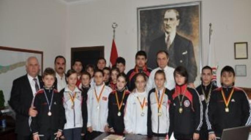 Başarılı Judoculardan Başkan Dalgı&ccedil;&rsquo;a Ziyaret