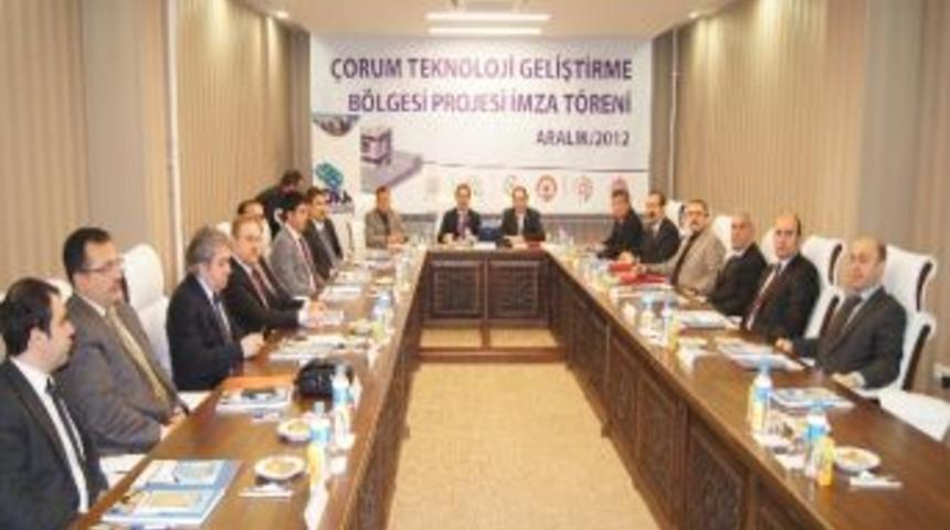 &Ccedil;orum Teknokent Projesi İmza T&ouml;reni