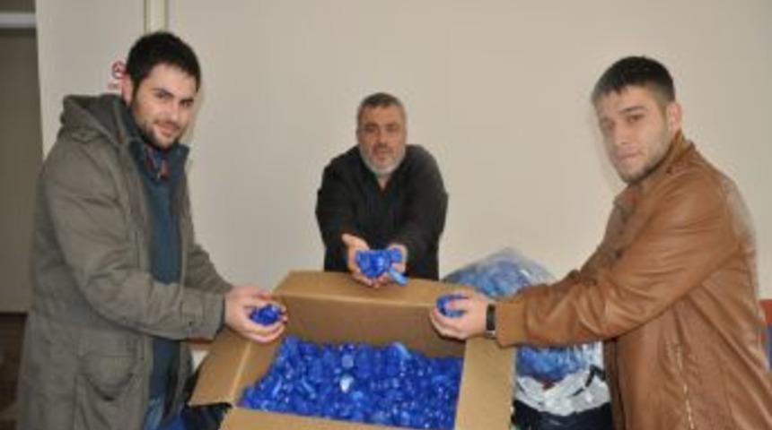 Alaplı Meslek Y&uuml;ksekokulu &Ouml;ğrencilerinden Engellilere Destek