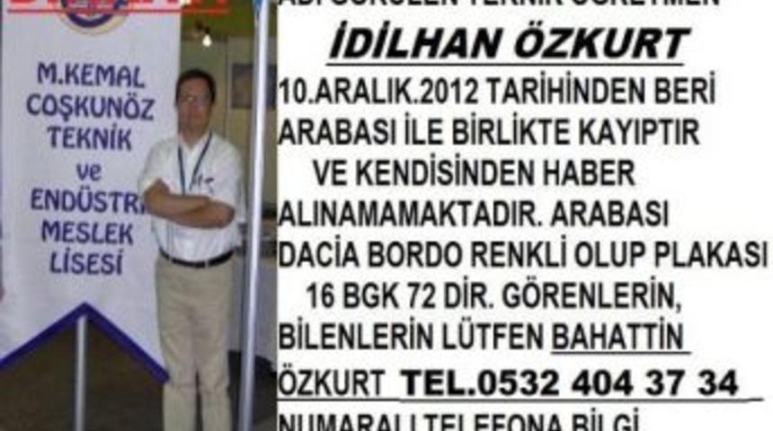 Kayıp &Ouml;ğretmeni Bu İlanla Aradılar
