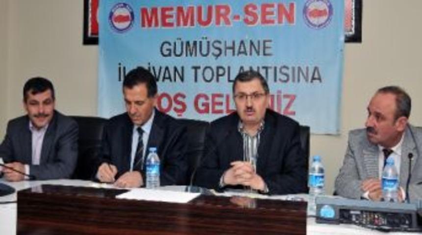 Memur Sen Konfederasyonu Genel Başkanı G&uuml;ndoğdu G&uuml;m&uuml;şhane'de