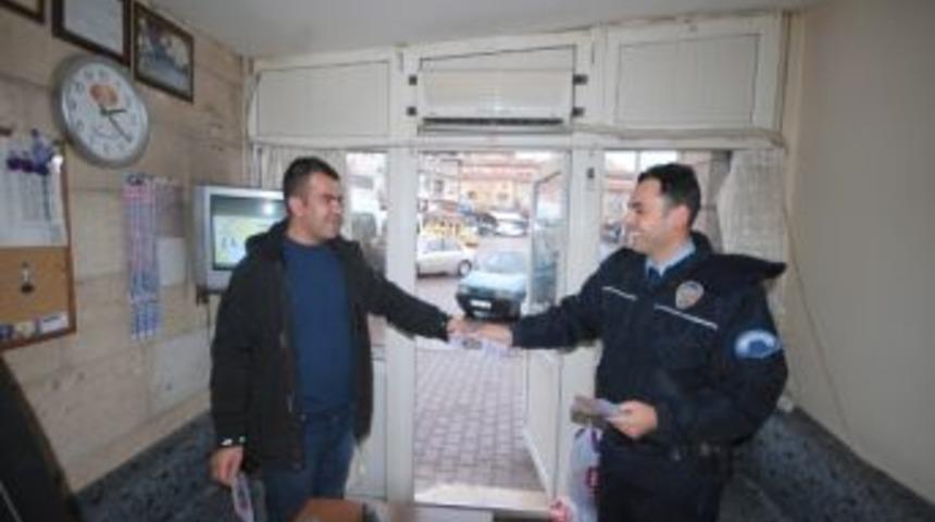 &Uuml;rg&uuml;p&rsquo;te Hırsızlık Olaylarına Karşı Vatandaşlara El İlanları Dağıtıldı