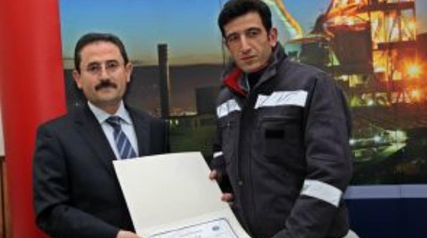 Vali Başk&ouml;y sertifika t&ouml;renine katıldı