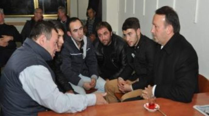 Başkan Karabalık Avluburun K&ouml;y&uuml;n&uuml; Ziyaret Etti