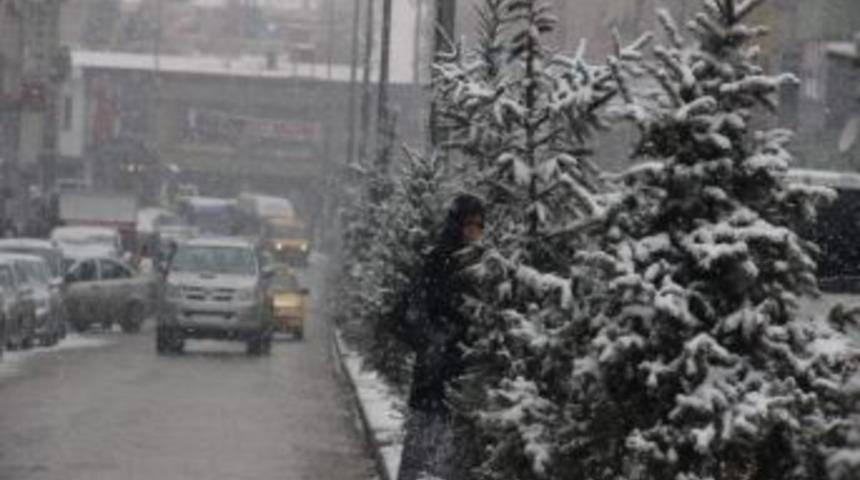 Hakkari&rsquo;de Kar Yağışı