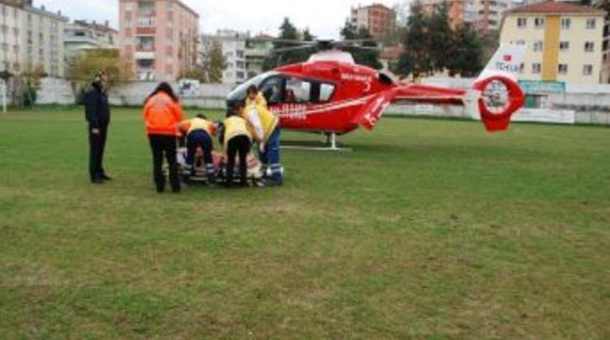 Hava Ambulansı Hayat Kurtardı