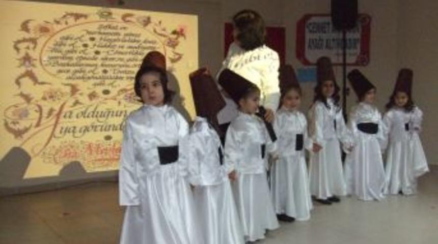 Anaokulu &Ouml;ğrencileri, Hz. Mevlana&rsquo;yı Andı