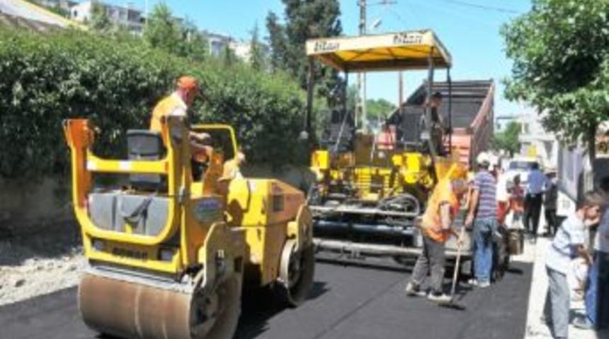 350 Sokağa 100 Bin Ton Asfalt