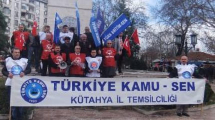 Kamu-sen &Uuml;yelerinden 3+3'l&uuml;k Zamma Tepki