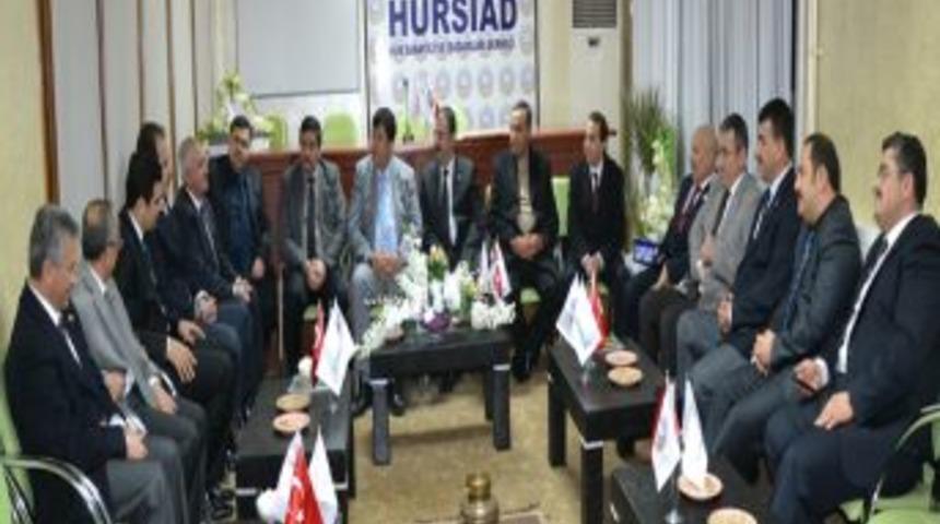 T&Uuml;MSİAD'dan H&Uuml;RSİAD Y&ouml;netimine Ziyaret