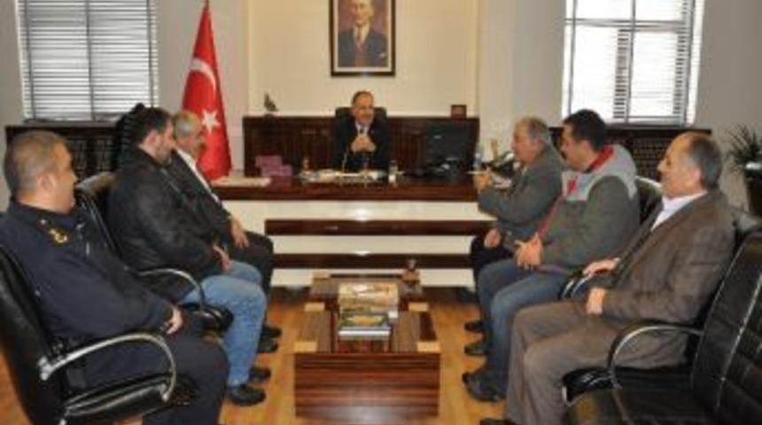 Erzurum Ticaret Borsası Y&ouml;netiminden Yakutiye Kaymakamı Ahmet Katırcı&rsquo;ya Ziyaret&hellip;