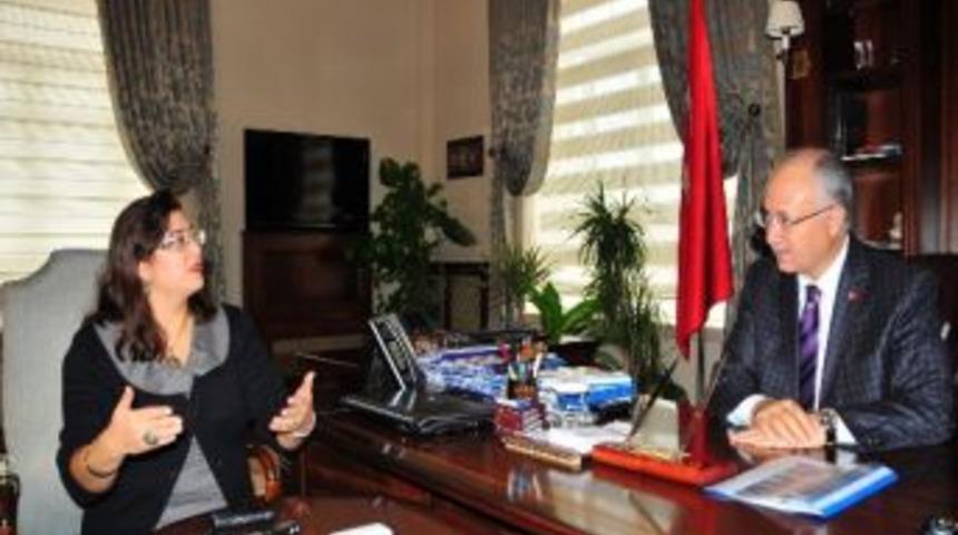 Kadın Koop Başkanı Nilg&uuml;n Beşirik'ten Vali Daş&ouml;z'e Davet