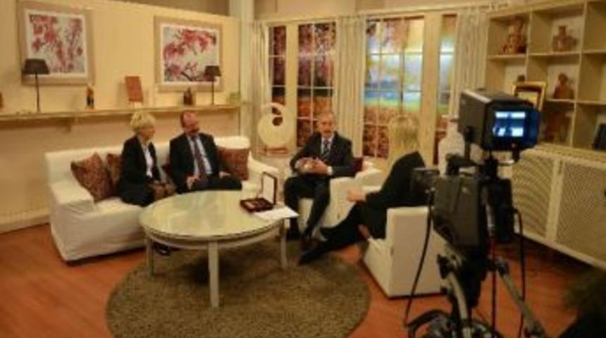 Başkan Altung&uuml;n Makedonya Televizyonunda