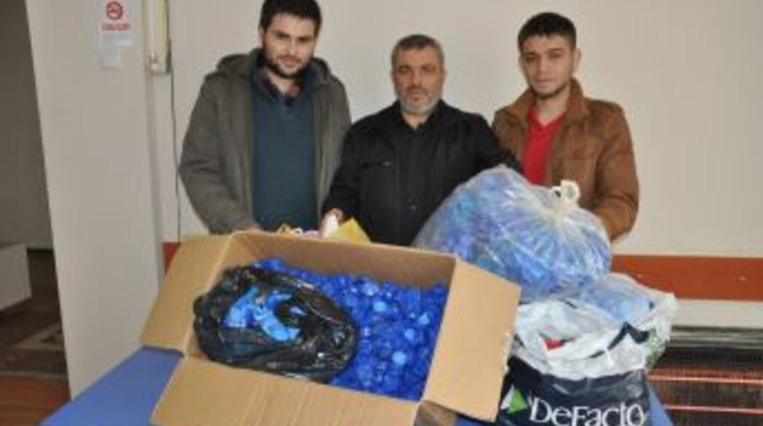 MYO &ouml;ğrencileri Mavi Kapak Topladı