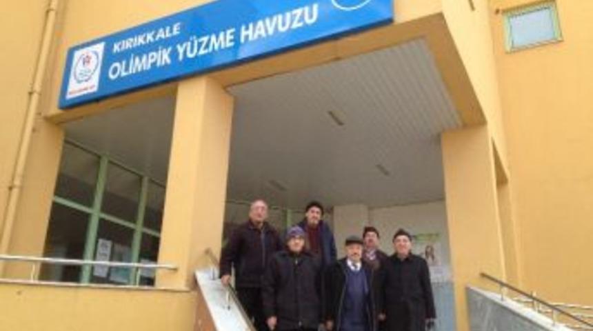 Kırıkkale&rsquo;de Yaşlılar İkinci Baharı Havuzda Yaşıyor