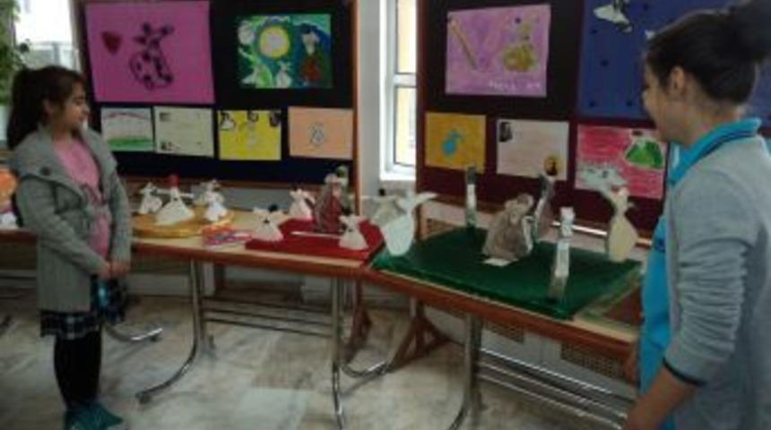 Aksaray &Ouml;zel Sema Koleji'nden Mevlana Enstalasyon Sergisi